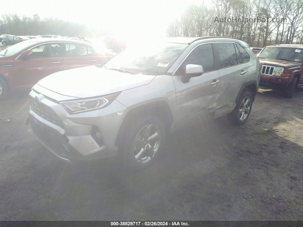 2021 Toyota Rav4 Limited Hybrid Gray vin: JTMD6RFV0MD013112