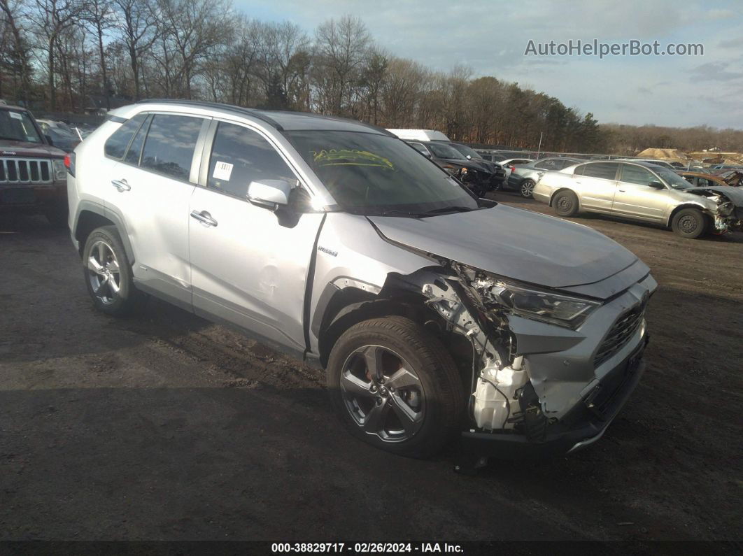 2021 Toyota Rav4 Limited Hybrid Gray vin: JTMD6RFV0MD013112