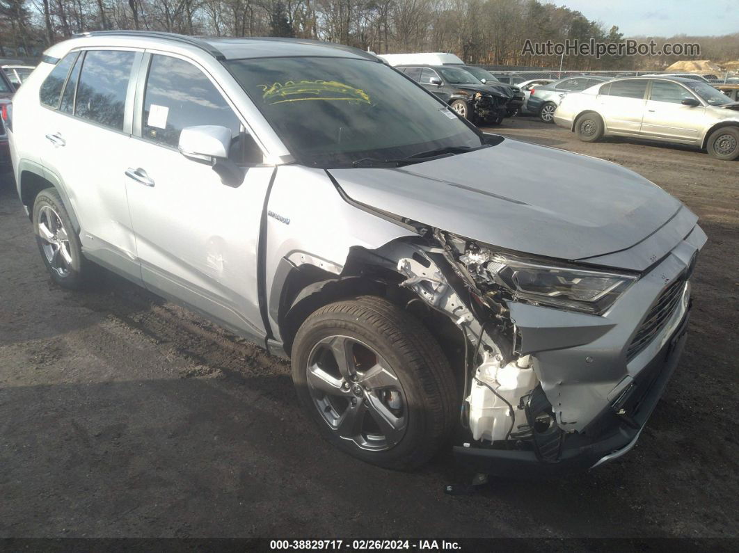 2021 Toyota Rav4 Limited Hybrid Gray vin: JTMD6RFV0MD013112