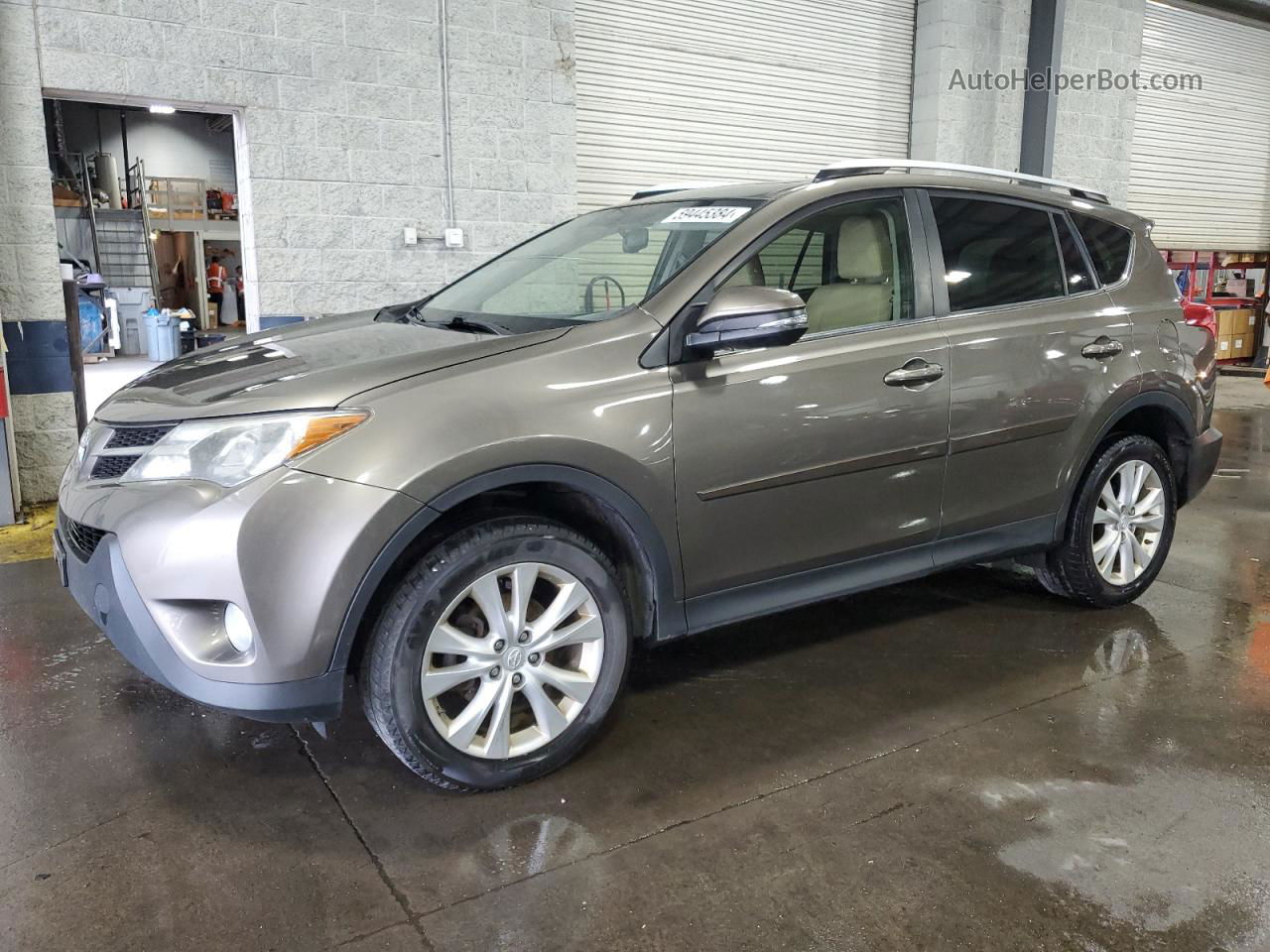 2015 Toyota Rav4 Limited Brown vin: JTMDFREV0FD137014