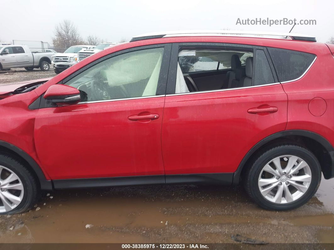 2015 Toyota Rav4 Limited Red vin: JTMDFREV0FJ040087