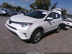 2016 Toyota Rav4 Limited White vin: JTMDFREV0GJ052080