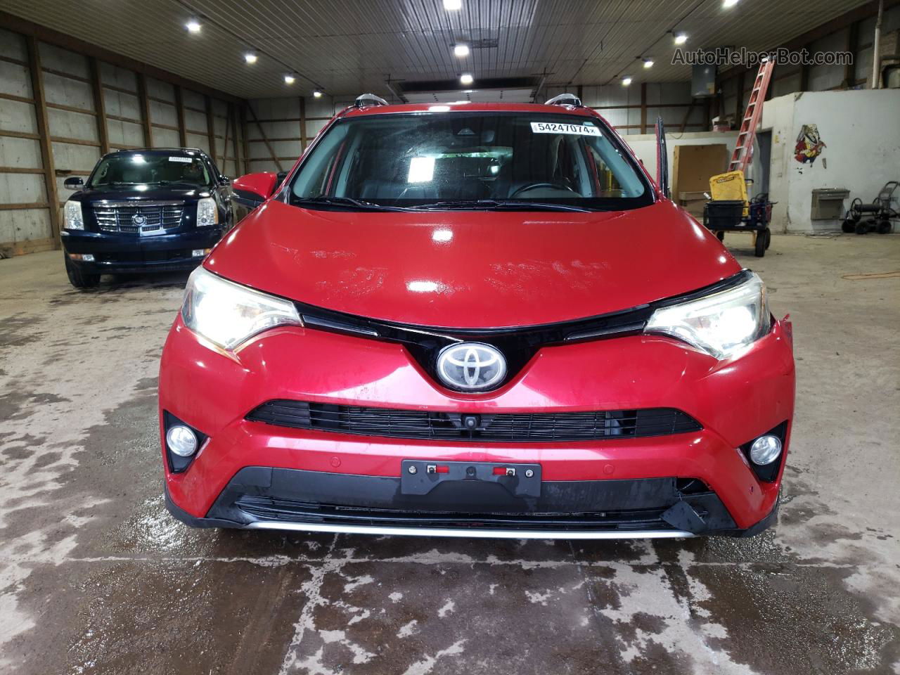 2016 Toyota Rav4 Limited Red vin: JTMDFREV2GJ067311