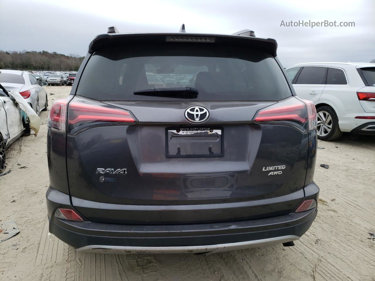 2018 Toyota Rav4 Limited Gray vin: JTMDFREV2JJ182367