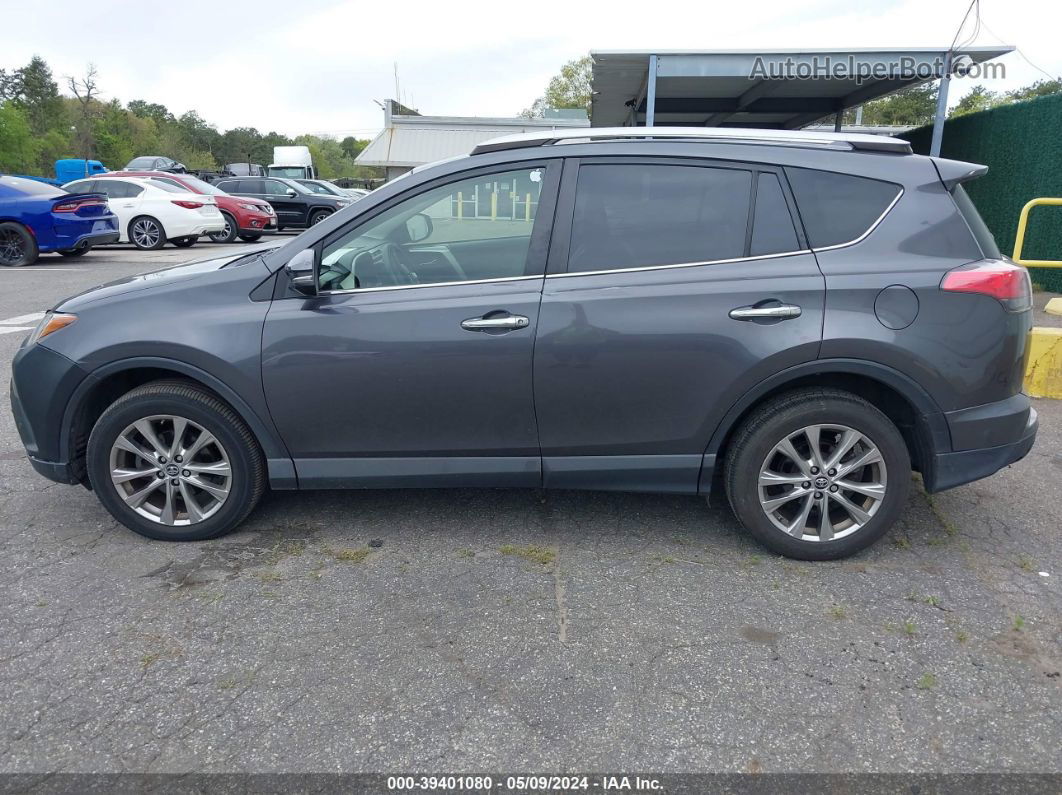 2016 Toyota Rav4 Limited Gray vin: JTMDFREV4GJ100065