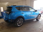 2018 Toyota Rav4 Limited Blue vin: JTMDFREV5JJ234607