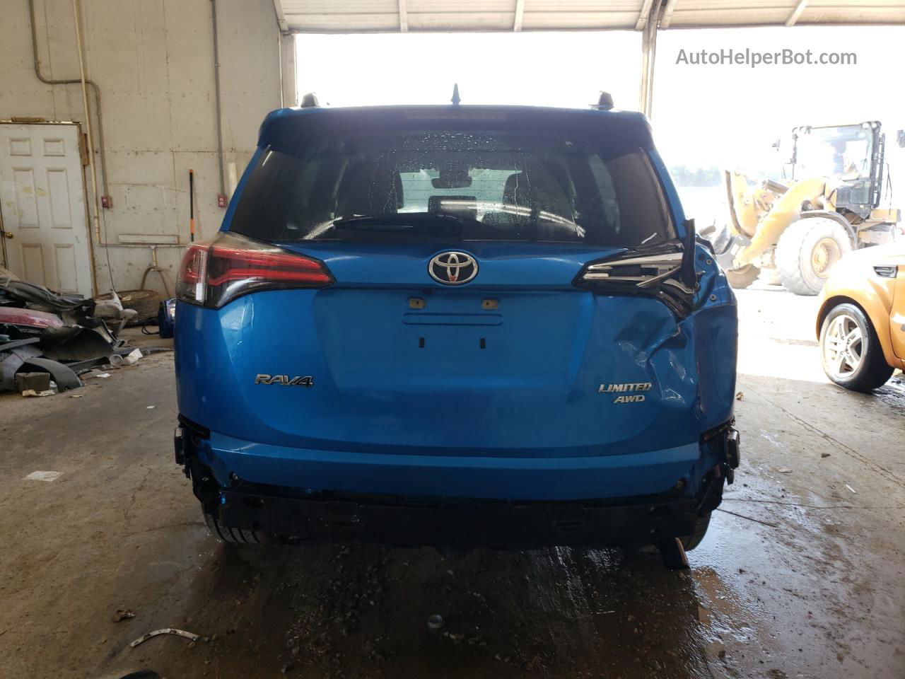 2018 Toyota Rav4 Limited Синий vin: JTMDFREV5JJ234607