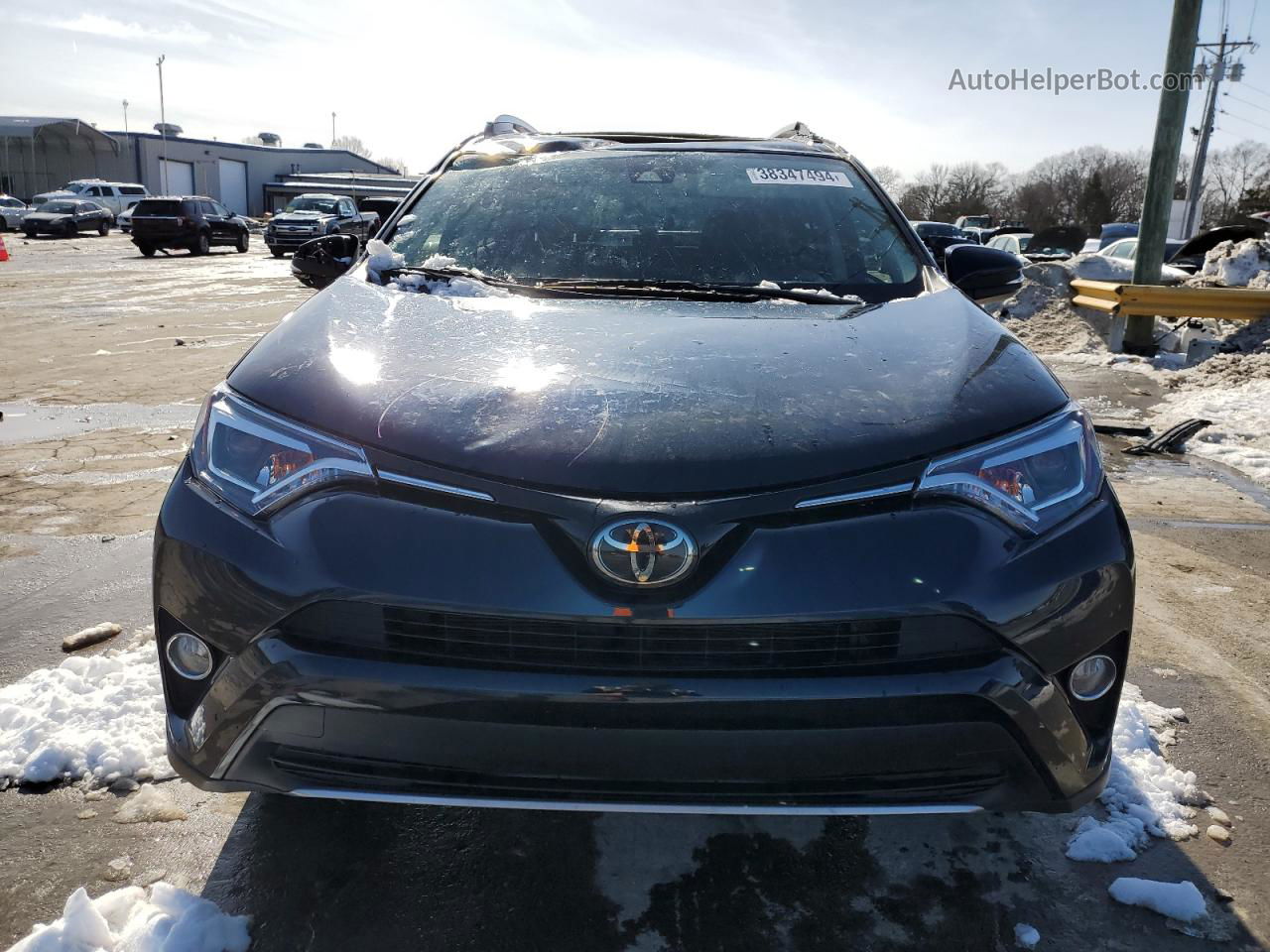 2018 Toyota Rav4 Limited Black vin: JTMDFREV6JJ242201