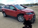 2015 Toyota Rav4 Limited Red vin: JTMDFREV7FD142033