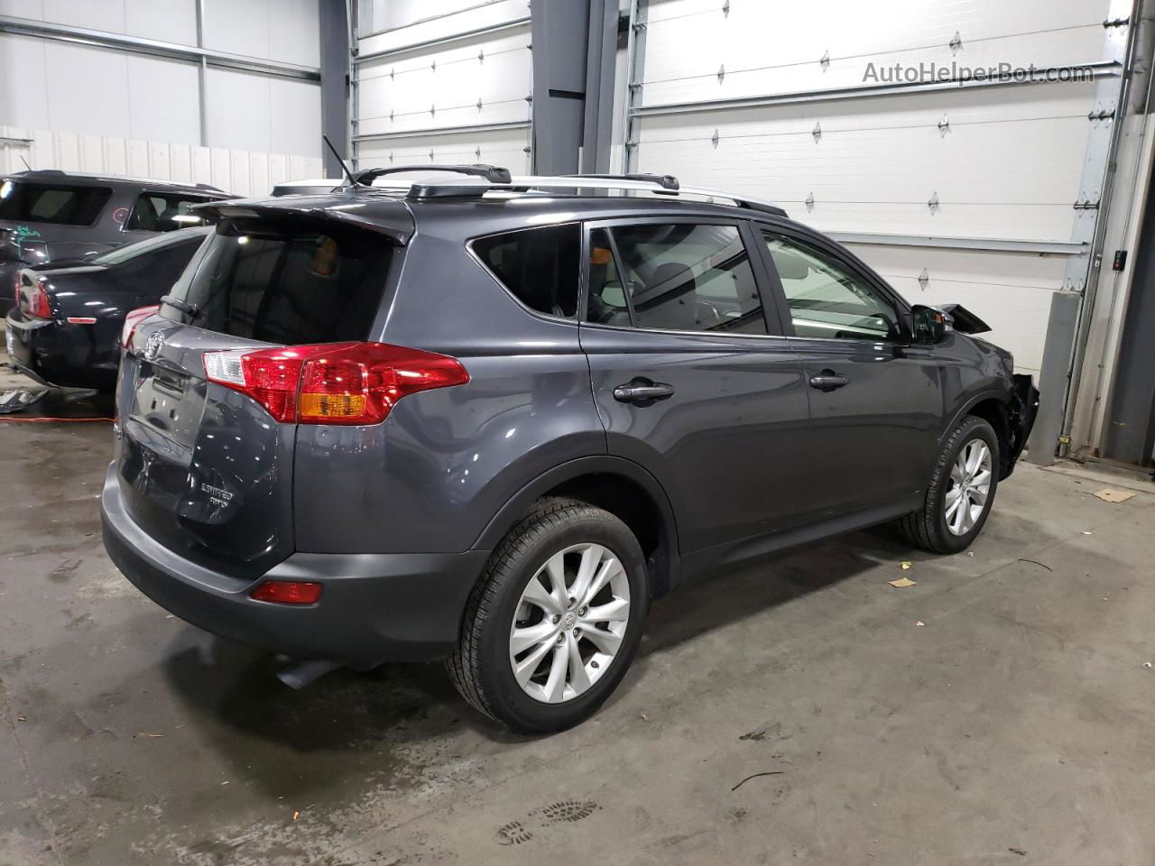 2015 Toyota Rav4 Limited Gray vin: JTMDFREV9FD132152