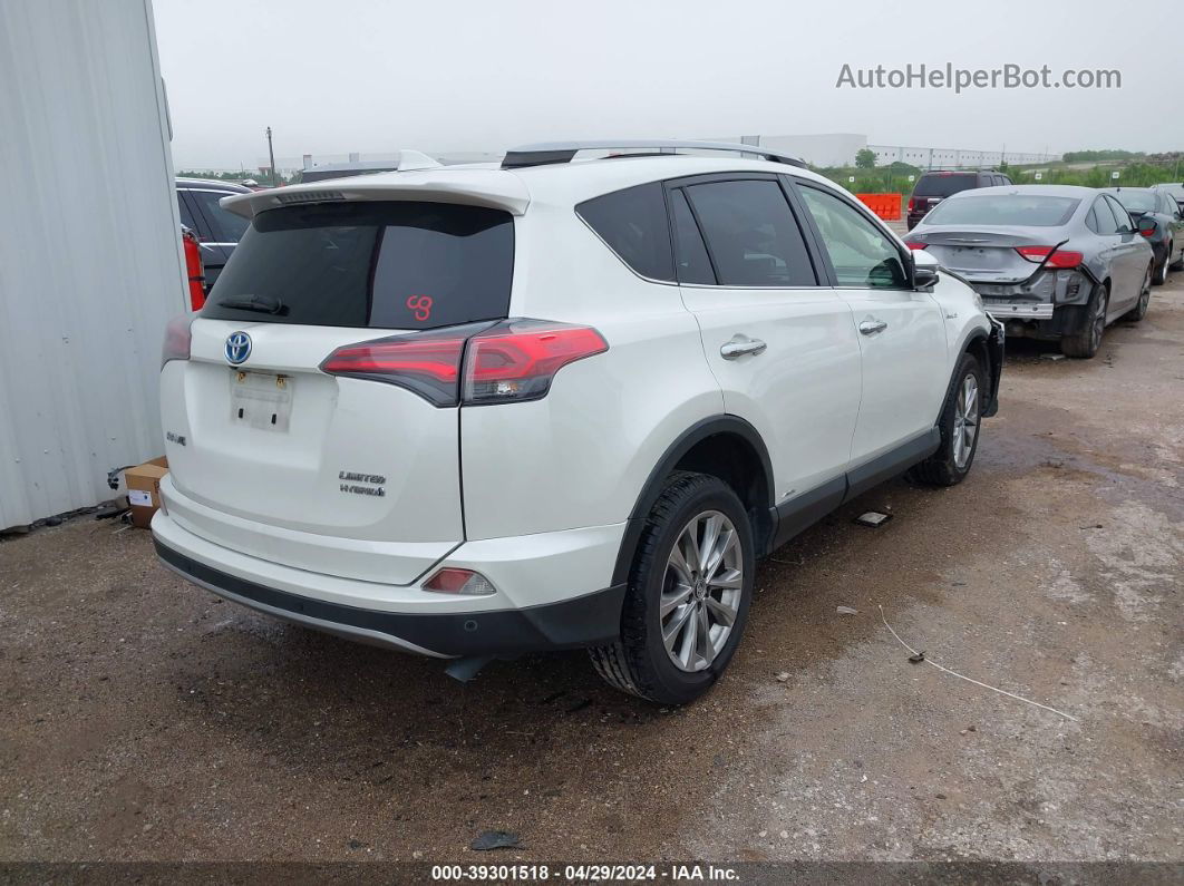 2017 Toyota Rav4 Hybrid Limited Белый vin: JTMDJREV0HD084669