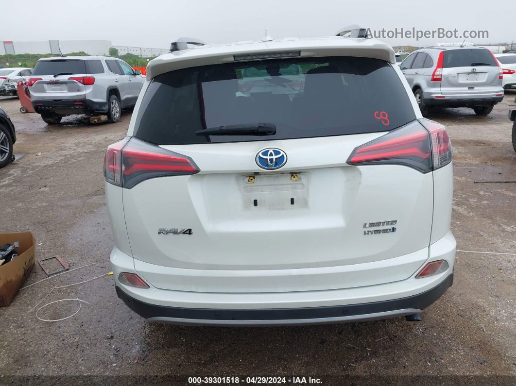 2017 Toyota Rav4 Hybrid Limited Белый vin: JTMDJREV0HD084669