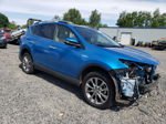 2017 Toyota Rav4 Hv Limited Blue vin: JTMDJREV3HD130981