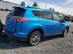 2017 Toyota Rav4 Hv Limited Blue vin: JTMDJREV3HD130981