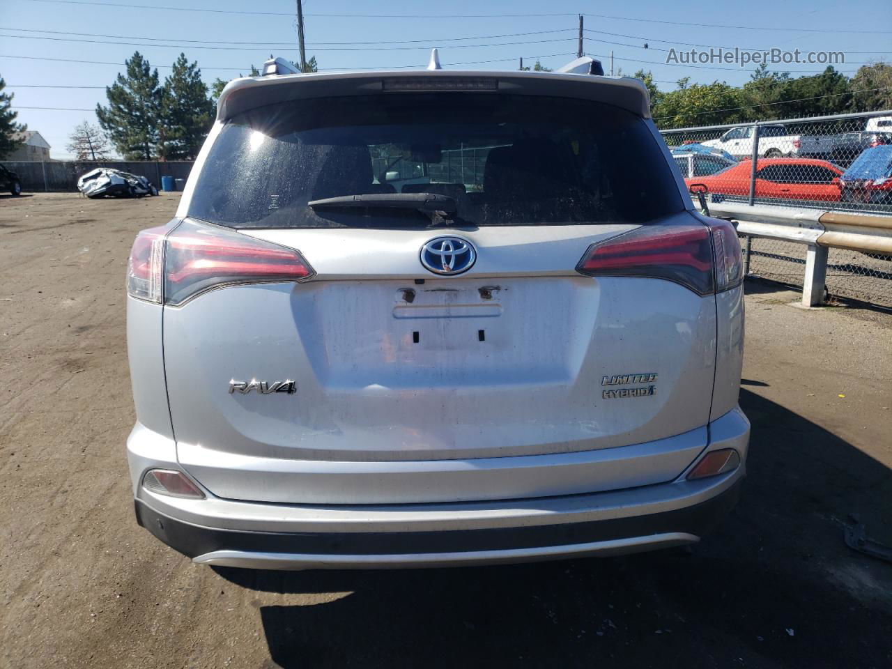 2016 Toyota Rav4 Hv Limited Silver vin: JTMDJREV4GD009181