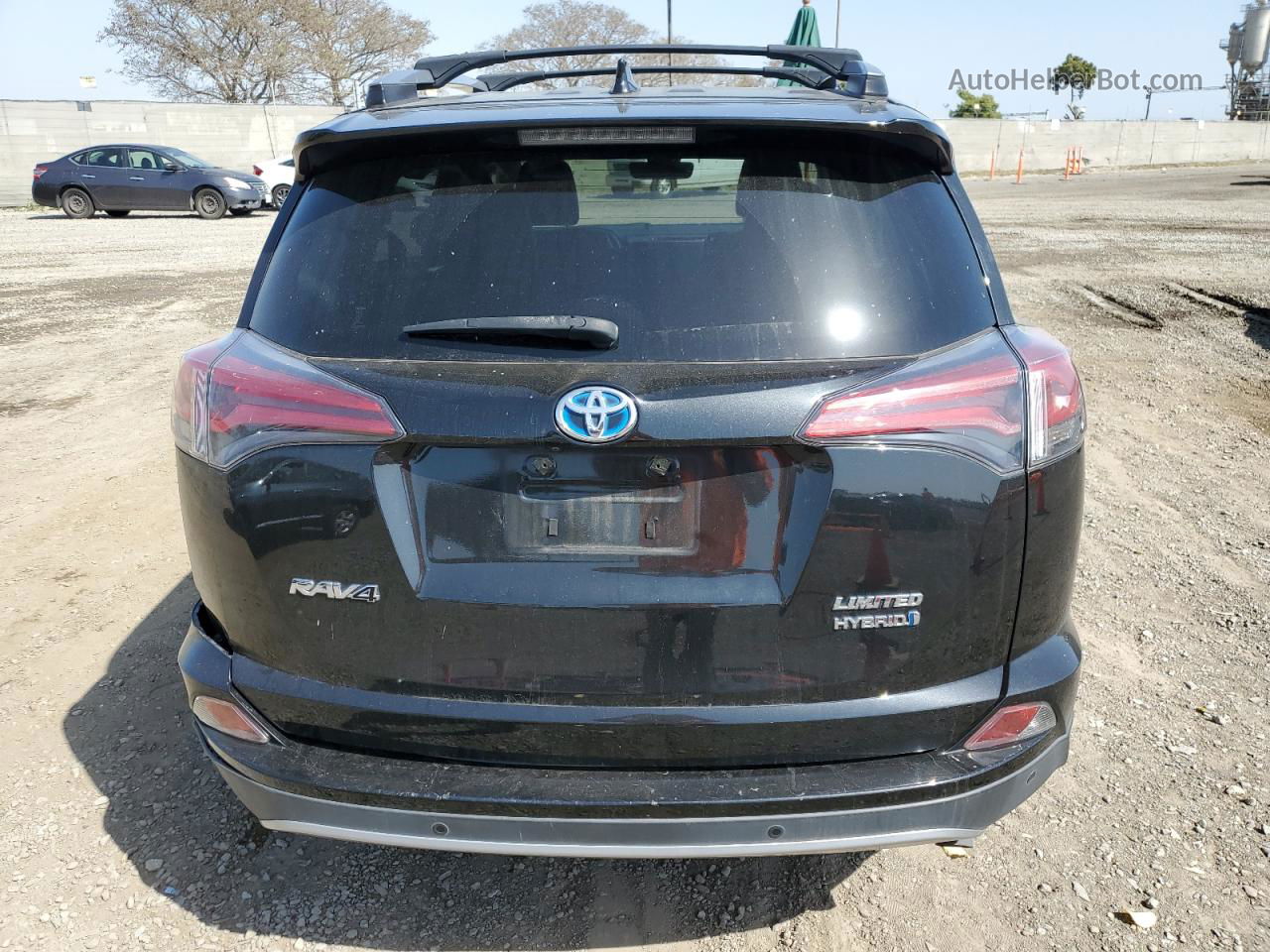 2018 Toyota Rav4 Hv Limited Black vin: JTMDJREV4JD252058