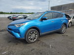 2016 Toyota Rav4 Hv Limited Blue vin: JTMDJREV7GD013371