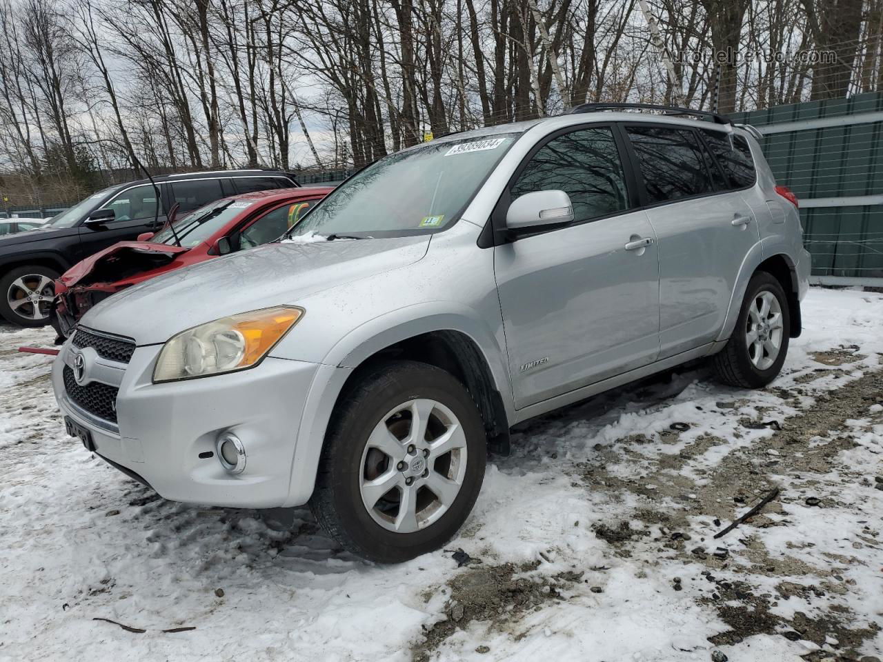 2010 Toyota Rav4 Limited Silver vin: JTMDK4DVXA5084647