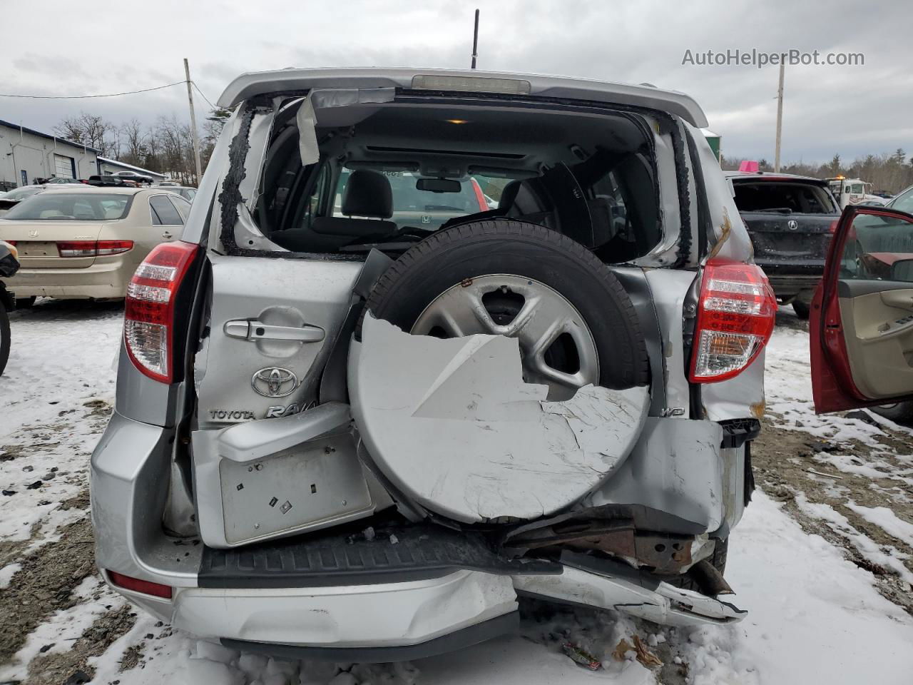 2010 Toyota Rav4 Limited Серебряный vin: JTMDK4DVXA5084647