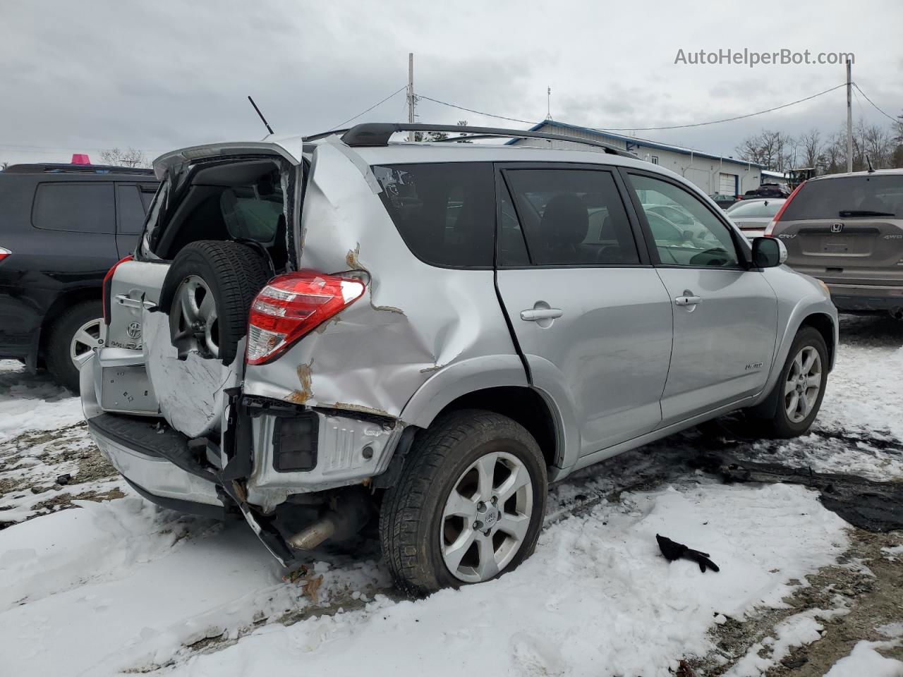 2010 Toyota Rav4 Limited Silver vin: JTMDK4DVXA5084647