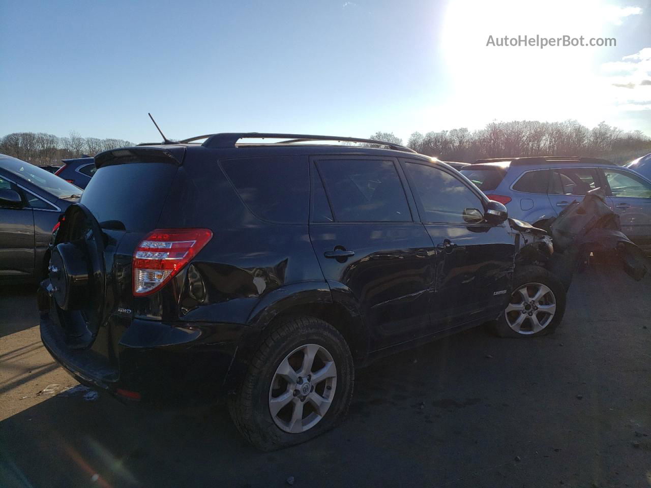 2010 Toyota Rav4 Limited Black vin: JTMDK4DVXAD014524