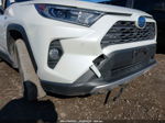 2019 Toyota Rav4 Hybrid Limited White vin: JTMDWRFV0KD519570