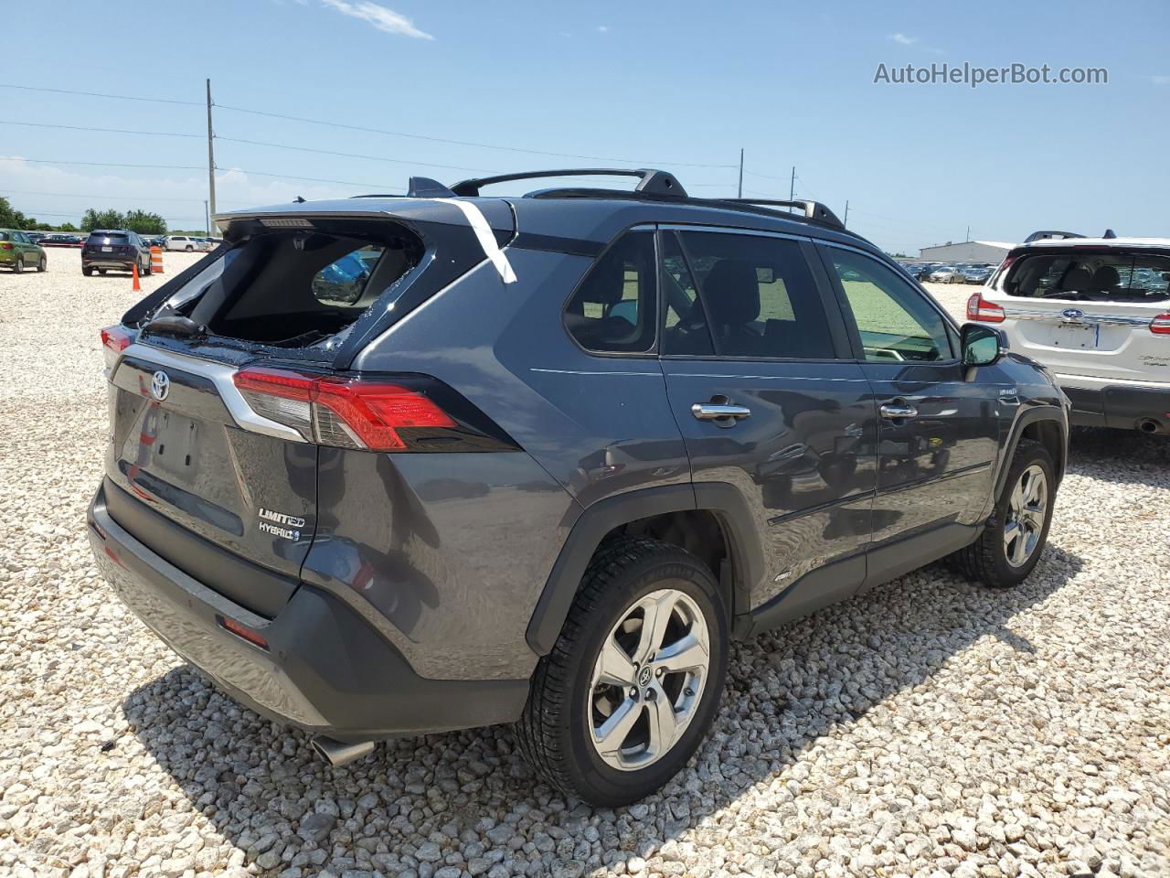 2019 Toyota Rav4 Limited Charcoal vin: JTMDWRFV7KD518920