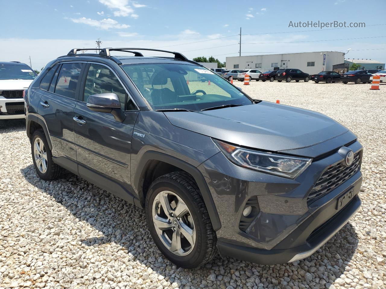 2019 Toyota Rav4 Limited Charcoal vin: JTMDWRFV7KD518920