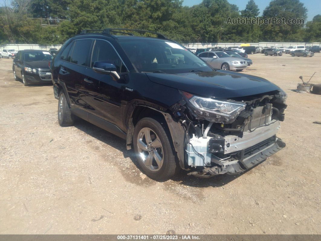 2019 Toyota Rav4 Hybrid Limited Blue vin: JTMDWRFV9KD031167