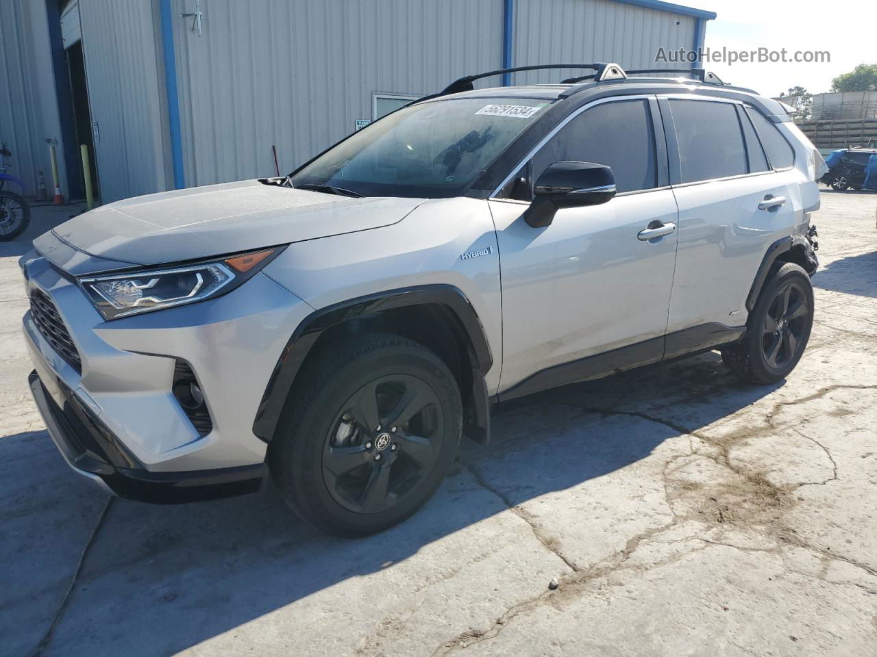 2021 Toyota Rav4 Xse Silver vin: JTME6RFV4MJ010347