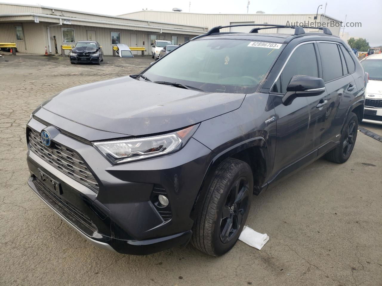 2021 Toyota Rav4 Xse Black vin: JTME6RFVXMJ005881