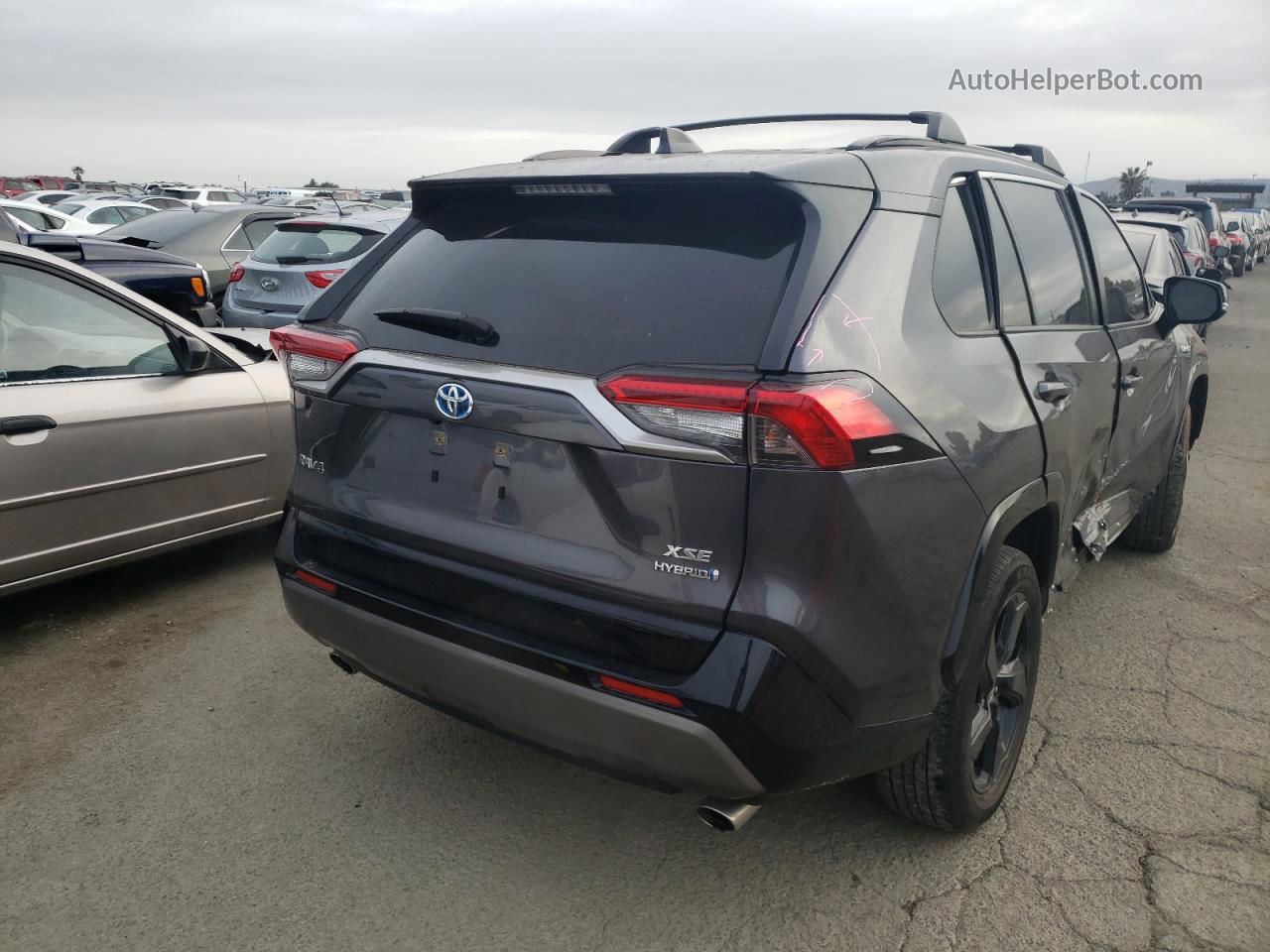 2021 Toyota Rav4 Xse Black vin: JTME6RFVXMJ005881