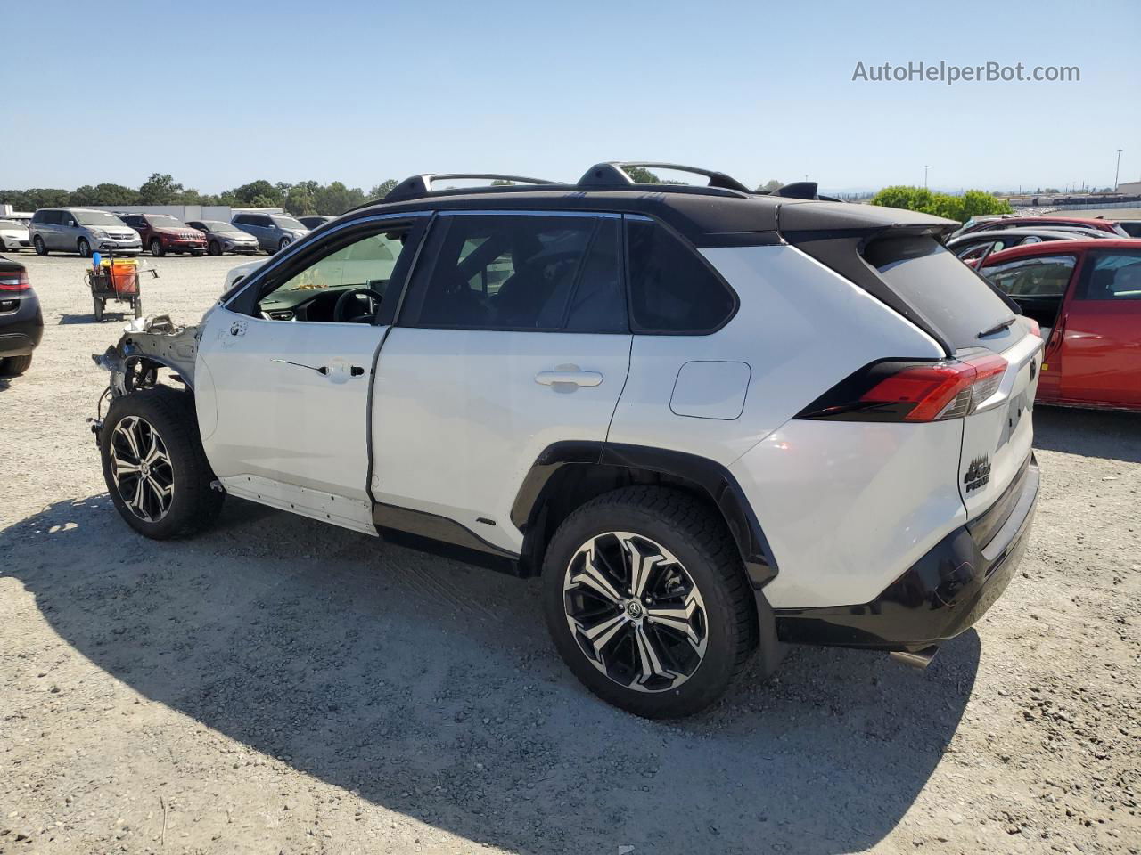 2021 Toyota Rav4 Prime Xse White vin: JTMEB3FV2MD033990