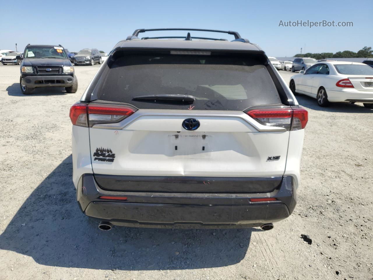 2021 Toyota Rav4 Prime Xse Белый vin: JTMEB3FV2MD033990