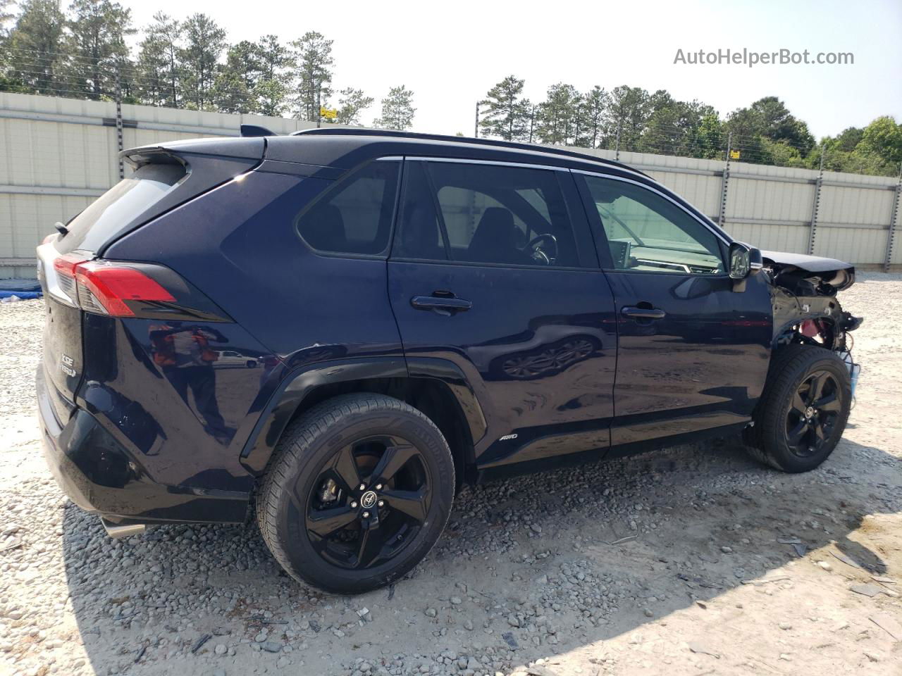 2019 Toyota Rav4 Xse Blue vin: JTMEWRFV1KD508890