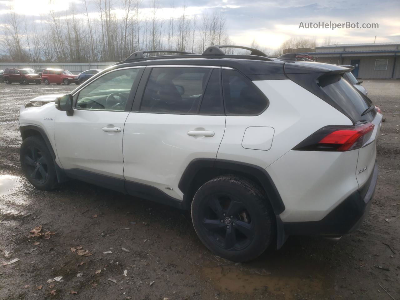 2019 Toyota Rav4 Xse Белый vin: JTMEWRFV2KD506016