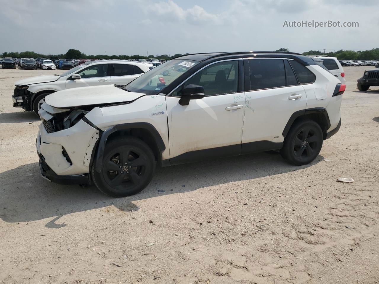 2019 Toyota Rav4 Xse Белый vin: JTMEWRFV2KJ004334