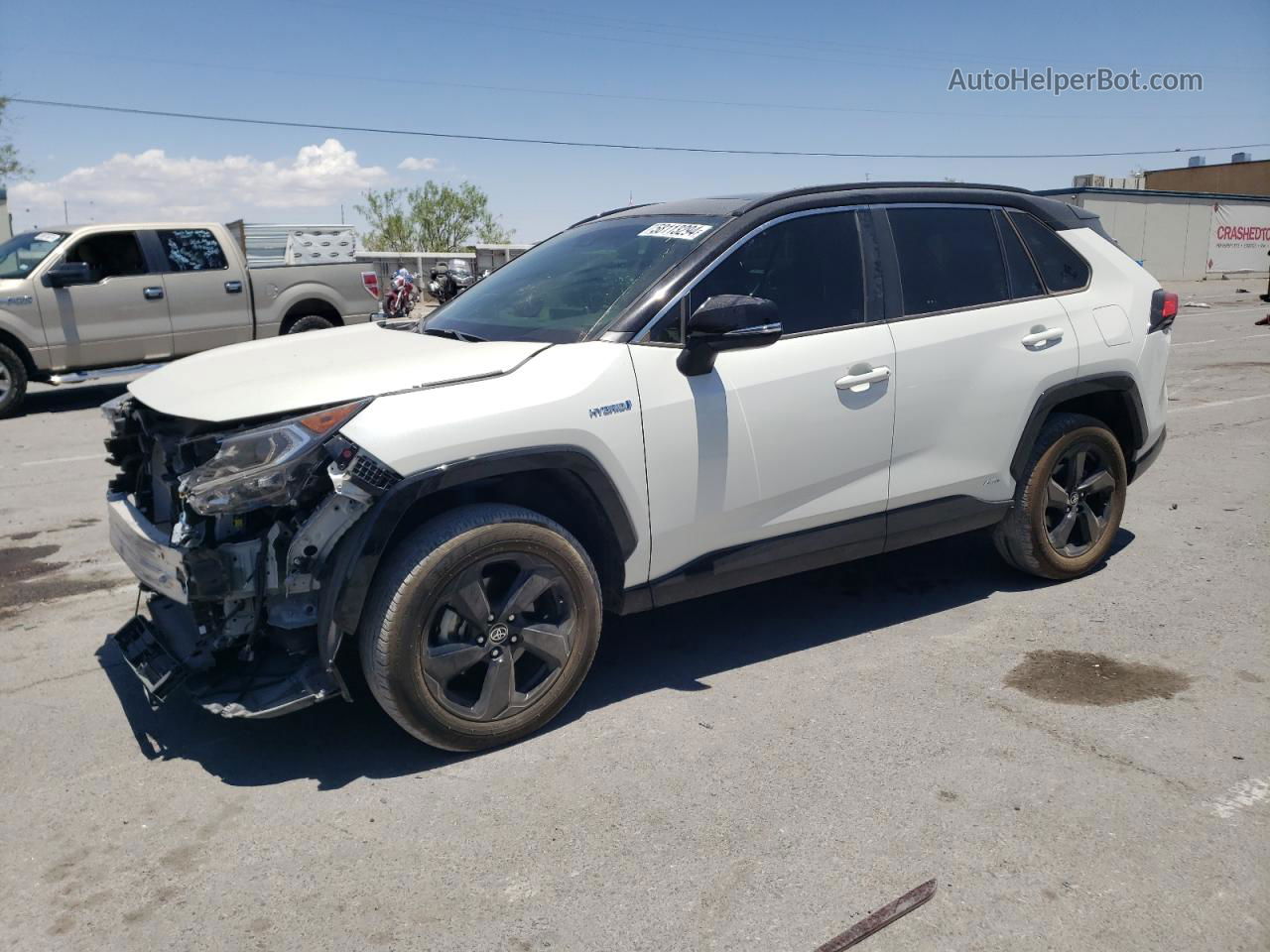 2020 Toyota Rav4 Xse White vin: JTMEWRFV2LJ031048