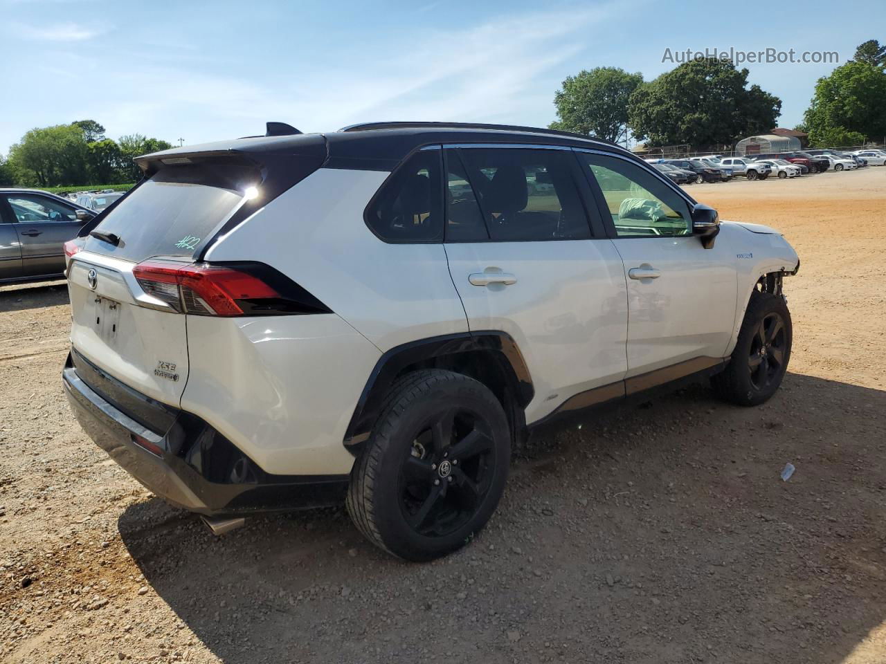 2020 Toyota Rav4 Xse White vin: JTMEWRFV5LJ049110