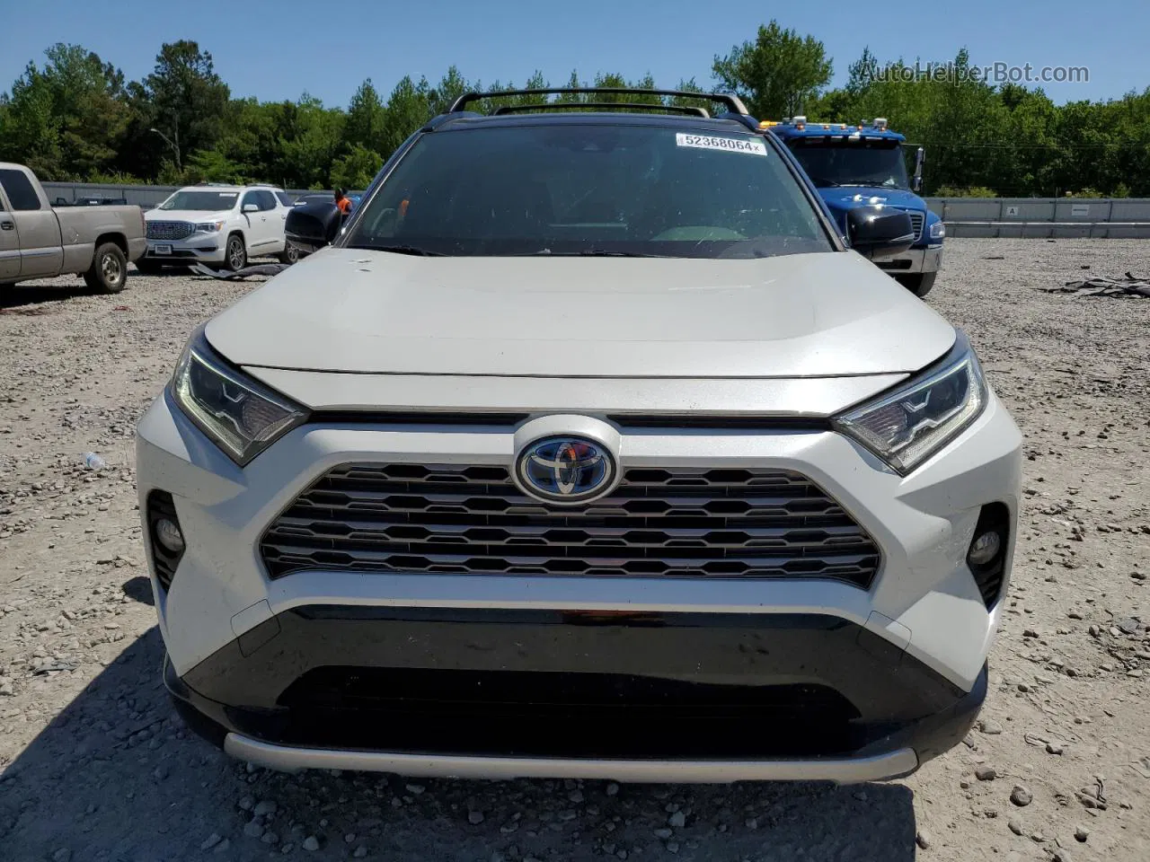 2019 Toyota Rav4 Xse White vin: JTMEWRFV9KJ003603