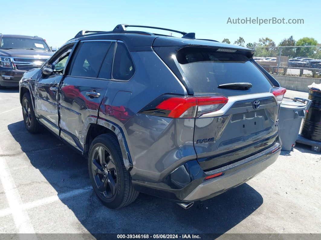 2020 Toyota Rav4 Xse Hybrid Gray vin: JTMEWRFV9LD539435