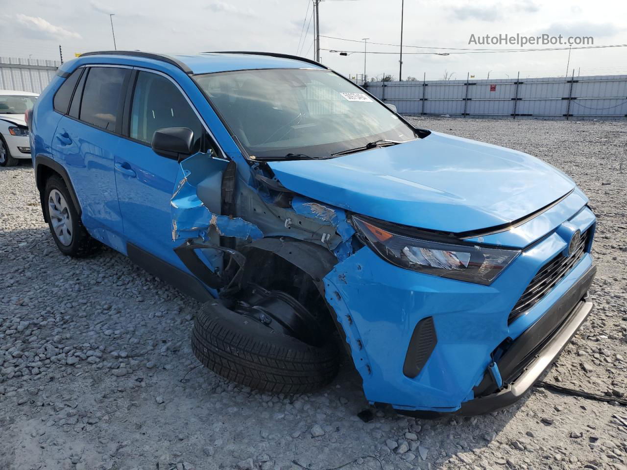 2019 Toyota Rav4 Le Blue vin: JTMF1RFV2KJ020830