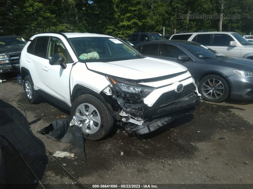 2019 Toyota Rav4 Le White vin: JTMF1RFV8KJ005023