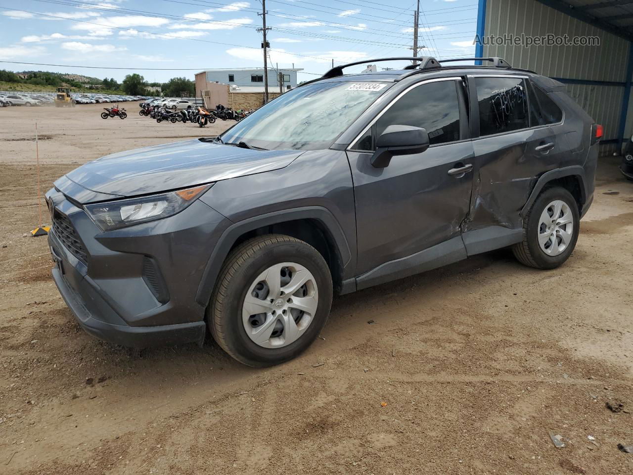 2019 Toyota Rav4 Le Gray vin: JTMF1RFVXKD044209