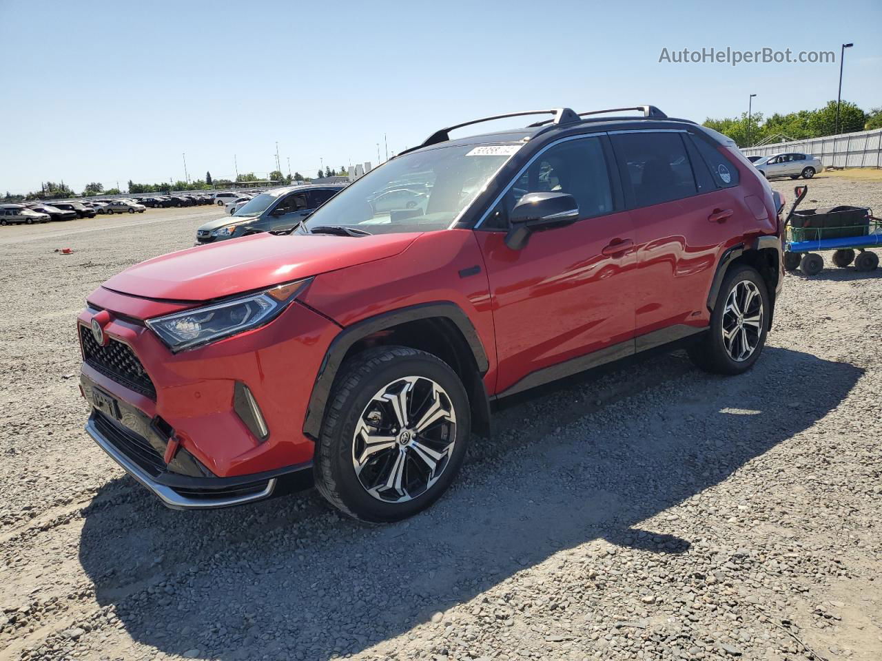 2021 Toyota Rav4 Prime Xse Красный vin: JTMFB3FV3MD011002