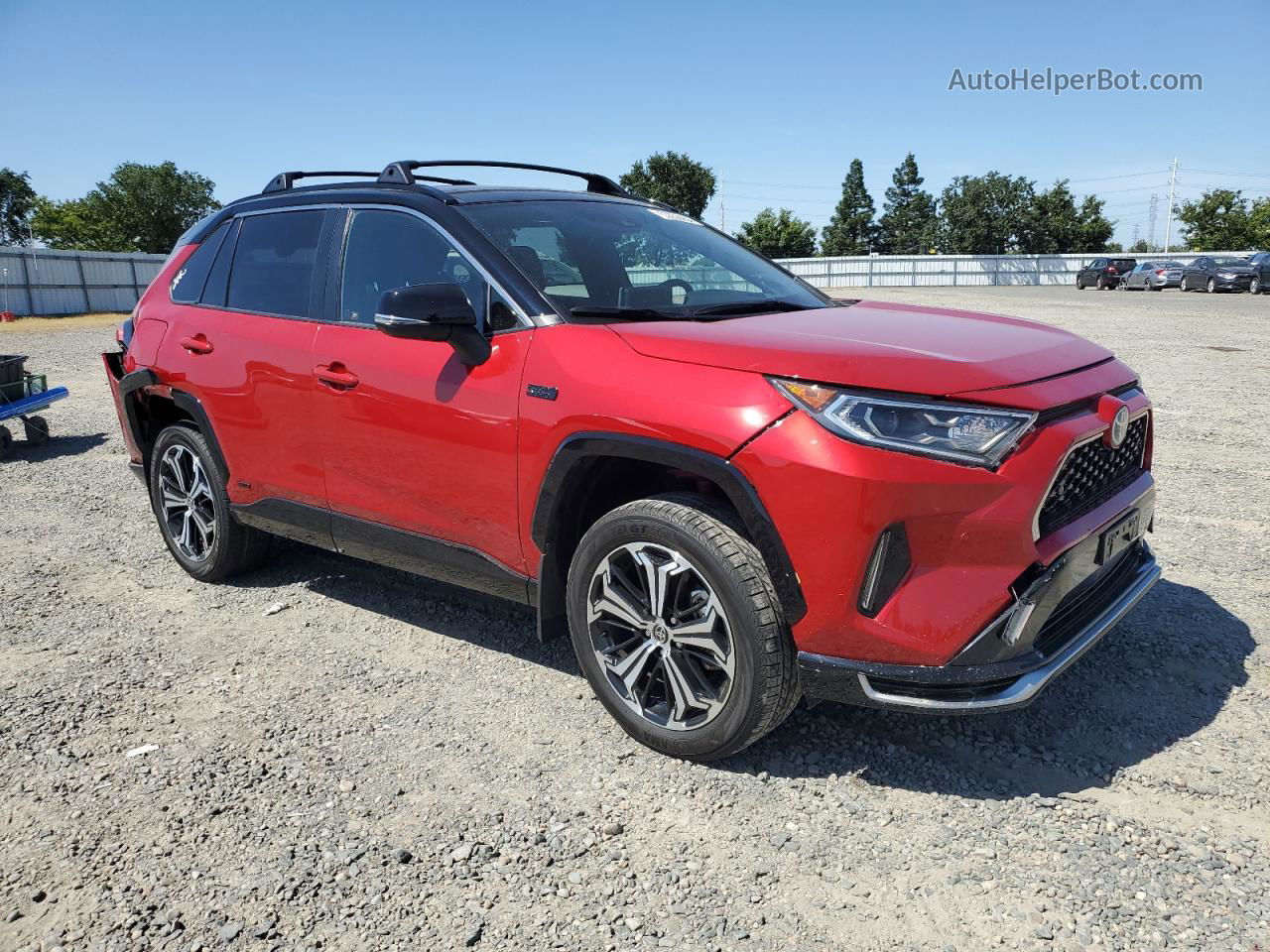 2021 Toyota Rav4 Prime Xse Красный vin: JTMFB3FV3MD011002