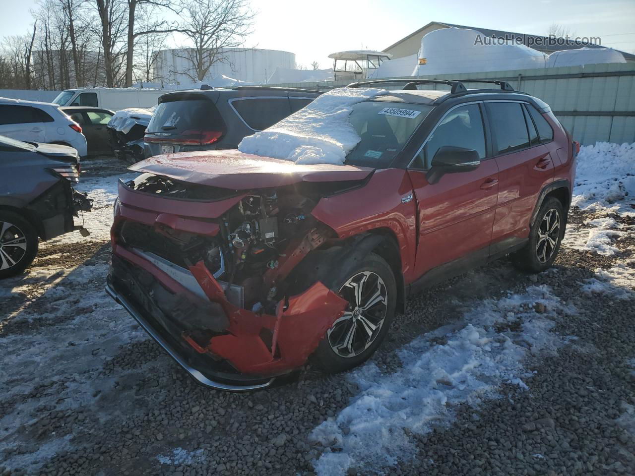 2021 Toyota Rav4 Prime Xse Red vin: JTMFB3FV3MD047255