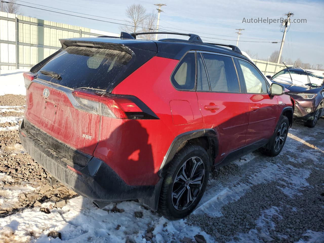 2021 Toyota Rav4 Prime Xse Red vin: JTMFB3FV3MD047255