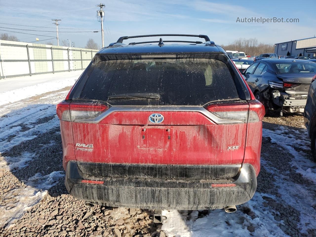 2021 Toyota Rav4 Prime Xse Red vin: JTMFB3FV3MD047255