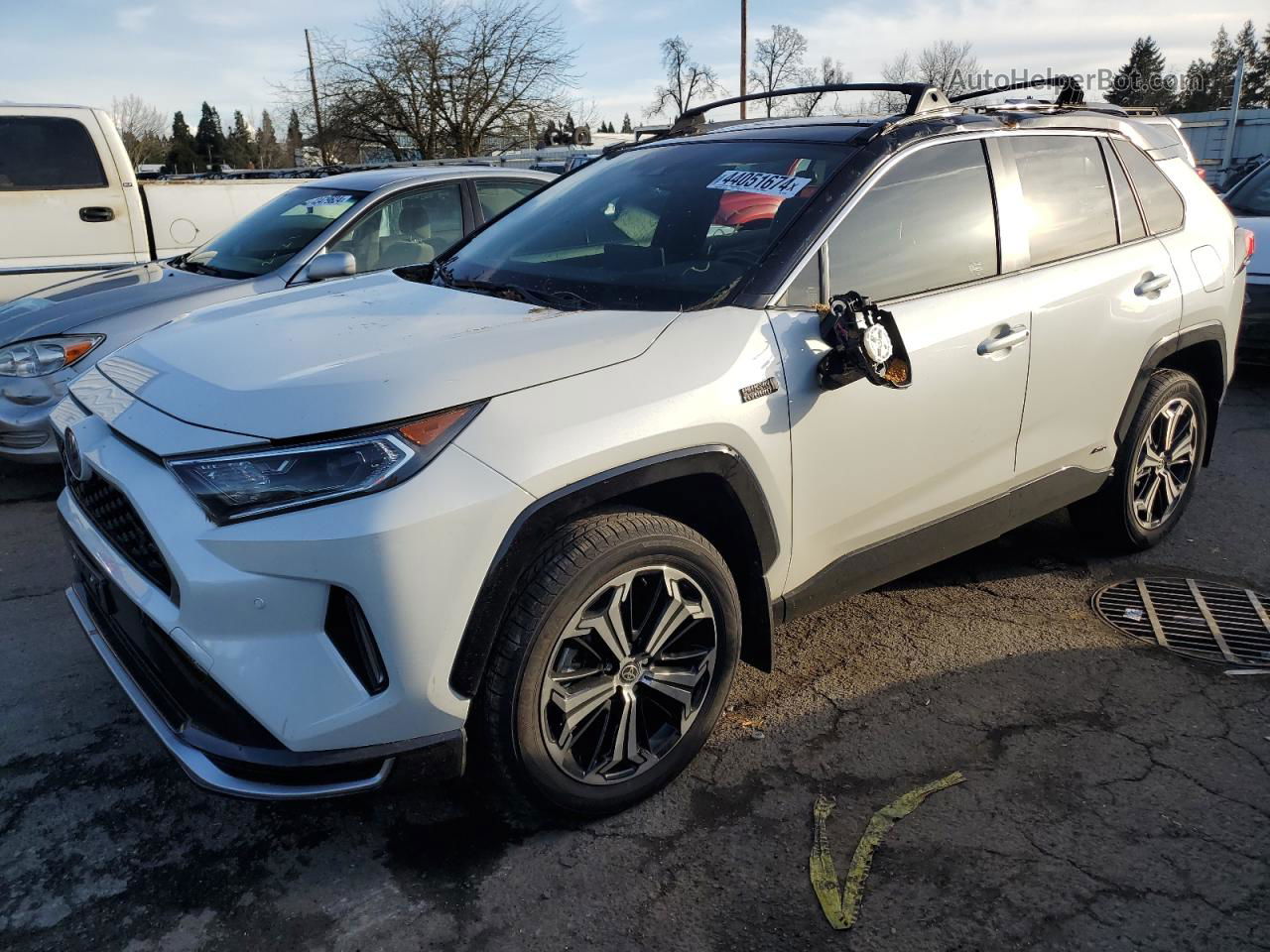 2021 Toyota Rav4 Prime Xse White vin: JTMFB3FV6MD041353